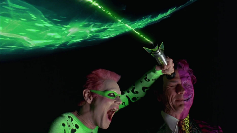 Officially the lowest point in Tommy Lee Jones’ career and life. (Screenshot: Batman Forever)